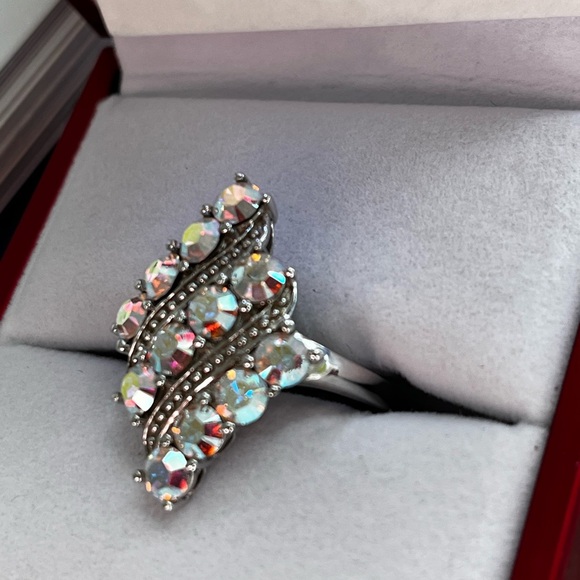 🍀 Mystic Topaz Ring - 925 Sterling - Size 7 - Picture 3 of 7